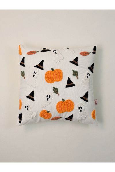 Galia Tasarım Trick or Treat - Halloween Themed Punch Throw Pillow Pillow Case