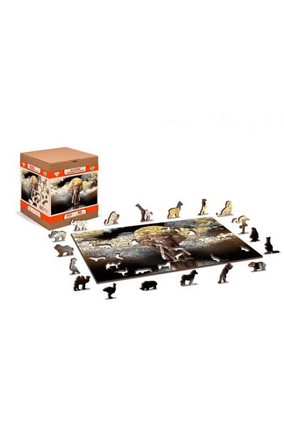 Wooden City Wooden Puzzle ELEPHANT DREAMS XL, Wooden City, 600 pieces