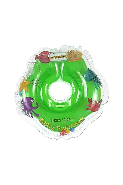 Babyswimmer Baby Neck Ring Green 0-24 Months