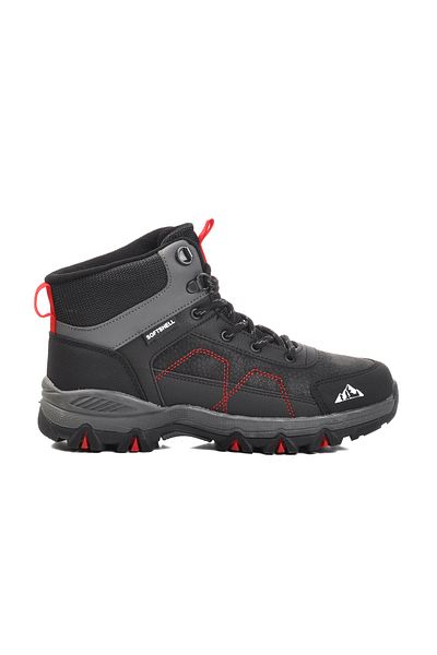 Aspor Black Red Unisex Outdoor Boots