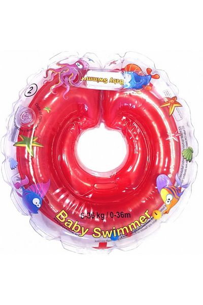 Babyswimmer Baby Neck Ring Red 6-36 Months