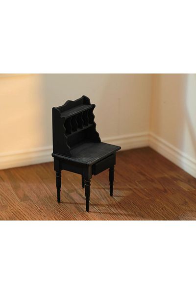 CharmFancy 1/12 Scale Old Desk Miniature Diorama Ware Accessory