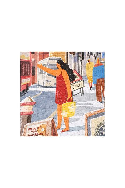 Rolife 2D Puzzle, Walking through London, Rolife, 1000 pieces