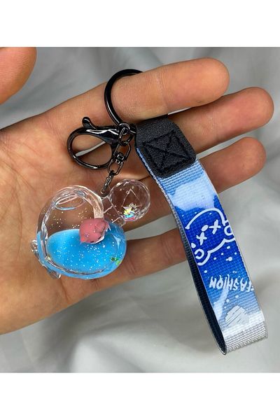 nss sky rock Heart Shaped Liquid Filled Fancy Potion Bottle Keychain and Bag Accessory