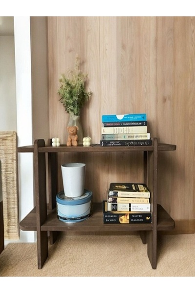 CİNİVİZ SHOP Portatif Demonte Ahşap Katlanır Çok Amaçlı Sehpa