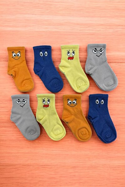 tibo 8 сладки безшевни детски чорапи с двоен нос