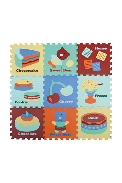 Babymax Babygreat, Puzzle Mat Little Bear, 92x92 cm, 13mm, GB-M129BB