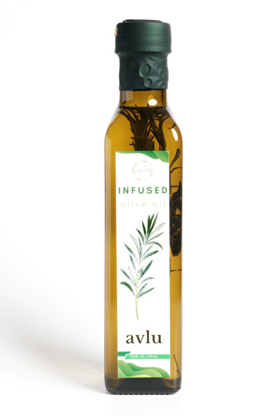 Avlu Doğal Ürünler Biberiye Çeşnili Zeytin Yağı 250 ml (INFUSED OLİVE OİL ROS...