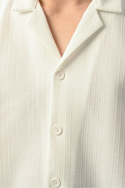 İLKCET MODA Ανδρικό βαμβακερό πουκάμισο Relaxed Cut Oversize