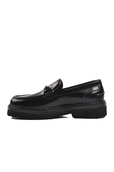 Aspor Black Opening Men's Loafer Shoes Premium