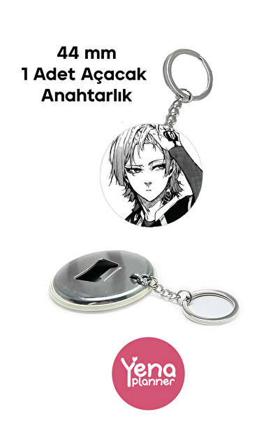 Yenaplanner حلية حقيبة القفل الأزرق / مجموعة الشارة / سلسلة مفاتيح فتاحة