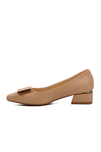 Aspor Nude Nut Women's Evening Dress Shoes
