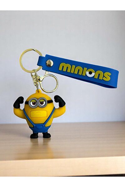 tekmation Minions Silicone Keychain, Bag Ornament Large Size