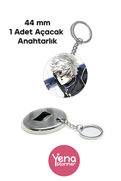 Yenaplanner حلية حقيبة القفل الأزرق / مجموعة الشارة / سلسلة مفاتيح فتاحة