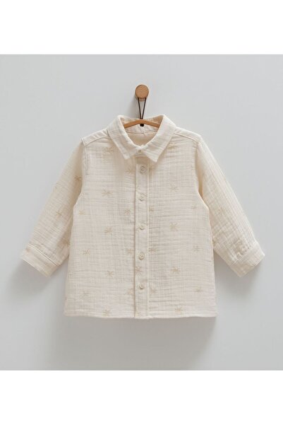 Caramell Bebenova %100 Pamuk Müslin Gömlek