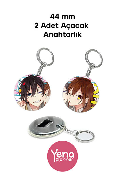 Yenaplanner حلية حقيبة Horimiya / مجموعة شارة / سلسلة مفاتيح فتاحة