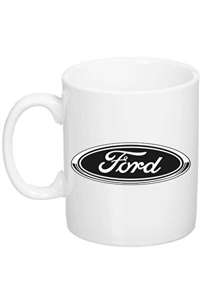 OEM Cană albă personalizată „Ford Black”, INOVATIX®. 330 ml