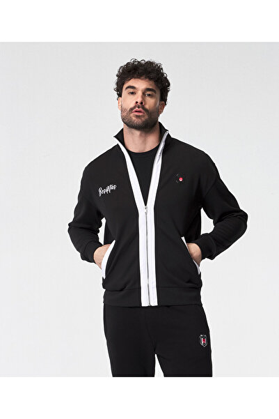 Kartal Yuvası BEŞİKTAŞ ERKEK FERMUARLI SWEATSHIRT 7525228T3