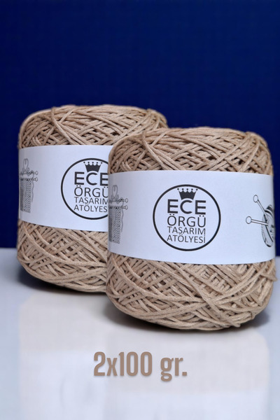 Ece Örgü Tasarım Atölyesi Χρώμα χαρτιού, με στριφτή σύνδεση, 50% μπαμπού 50% ...