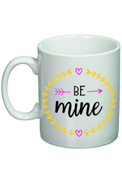 OEM Cană albă personalizată „Be Mine”, INOVATIX®. 330ml
