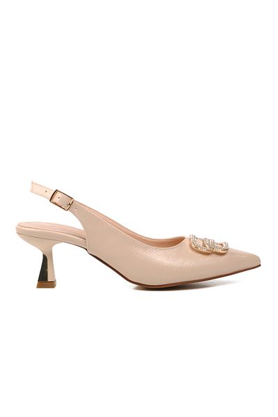 Aspor Beige Women's Evening Dress Shoes