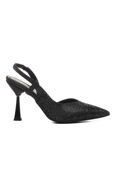 Aspor Black Women's Evening Dress Shoes