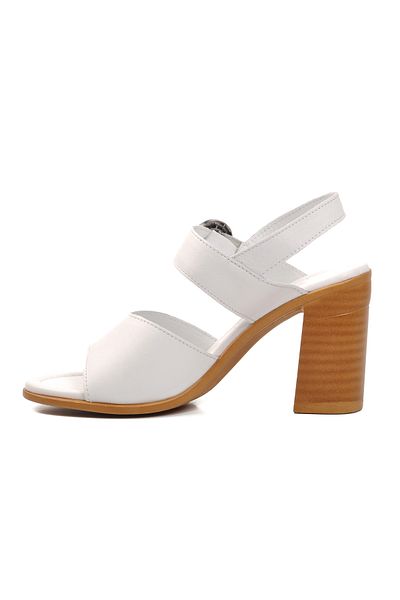 Voyager White Women's Heeled Sandals
