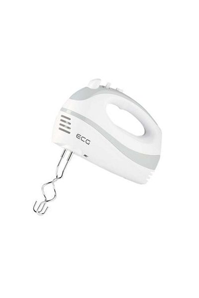 ECG Mixer De Mana Rs 200, 200 W, 5 Viteze, Functie Turbo, Alb/gri