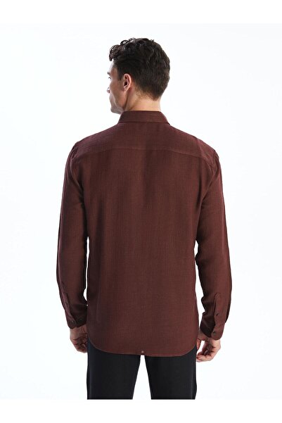 LC Waikiki Lcw Vision Slim Fit Long Sleeve Dobby Men's Shirt (S5)