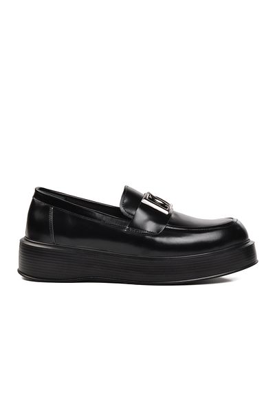 Aspor Black Opening Men's Loafer Shoes Premium