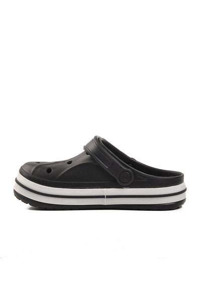 Aspor Black Unisex Sabo Slippers