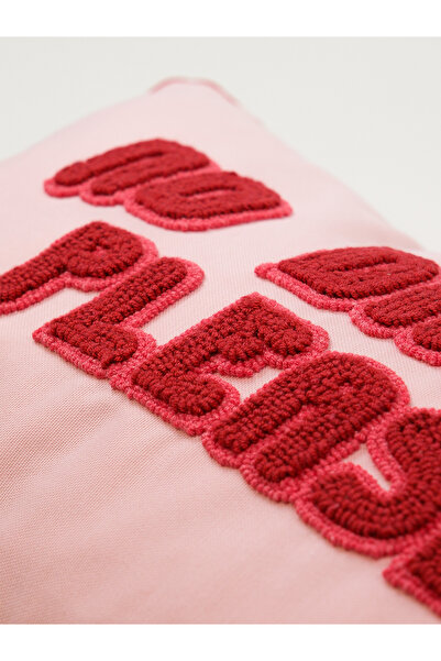 Galia Tasarım No Drama Please Pink Punch Throw Pillow Cover