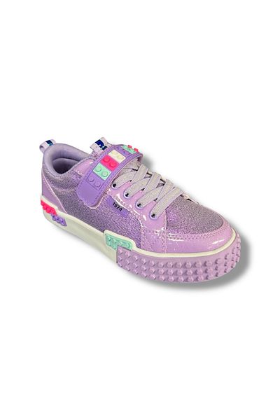 İdeal Alessio 5171957-F Filet Girl's Glitter Detailed Banded Elastic Daily Comfortable Stylish Sports Shoes