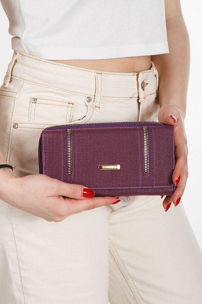 Adelina Bags Women's Wallet with Paper Money and Card Holder Compartments Zipper Detail