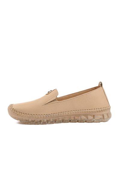 Voyager Beige Women's Flat Comfortable Casual Shoes