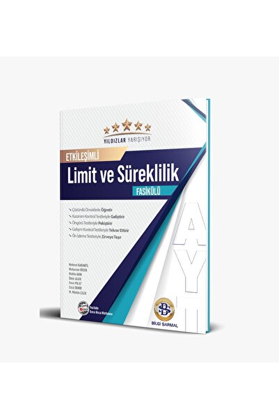 Bilgi Sarmal Yayınları Bilgi Sarmal Yıldızlar Yarışıyor AYT Limit ve Süreklil...