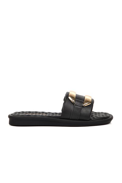 Aspor Black Women's Slippers
