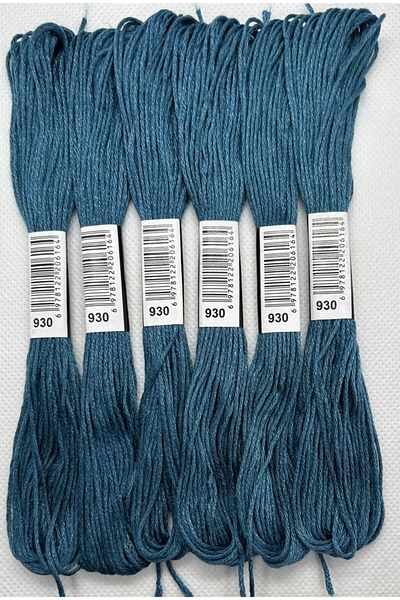 ALMİŞ 6 Pieces Single Color Etamine Cross Stitch Bracelet Brazilian Embroidery Thread 6-930