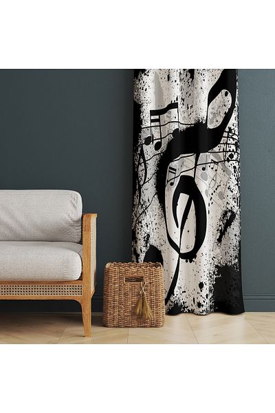 stellahomes Special Design Decorative Background Curtain 140X260 cm Single Wing
