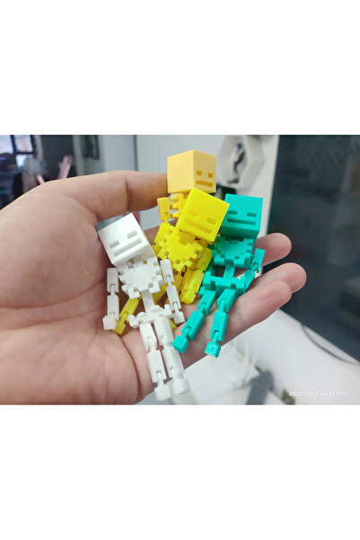 CharmFancy Hareketli Eklembacaklı Mini Robot Figür – 3D Oyuncak