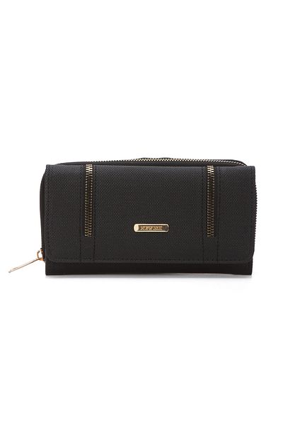 Adelina Bags Women's Wallet with Paper Money and Card Holder Compartments Zipper Detail