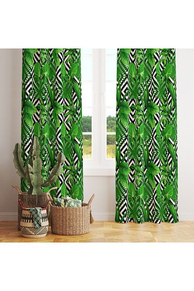 stellahomes Special Design Decorative Background Curtain 140X260 cm Single Wing
