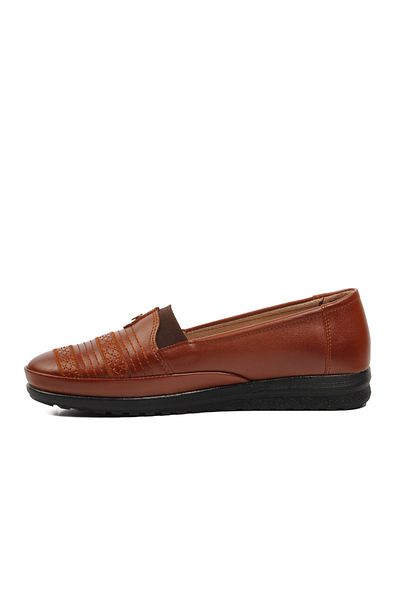 Aspor Tan Women's Flat Comfortable Casual Shoes