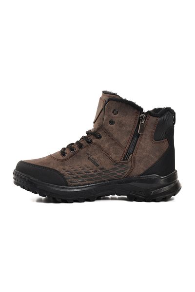 Aspor Brown Black Unisex Outdoor Boots