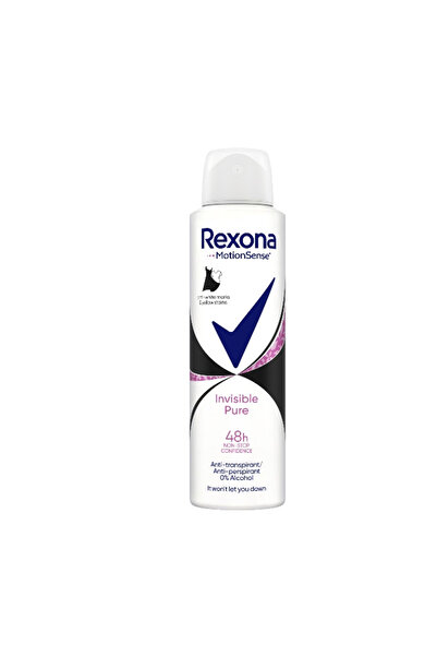 Rexona Deodorant Spray Antiperspirant Invisible Pure, 150 ml