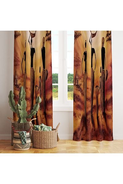 stellahomes Special Design Decorative Background Curtain 140X260 cm Single Wing