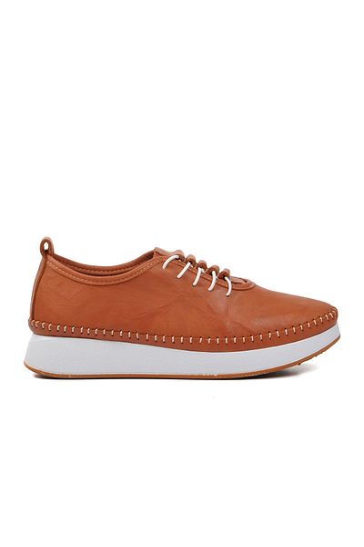 Aspor Tan Women's Flat Comfortable Casual Shoes