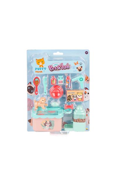 Toptan Bulurum 4373 Mini Dog Grooming Play Set -Sunman