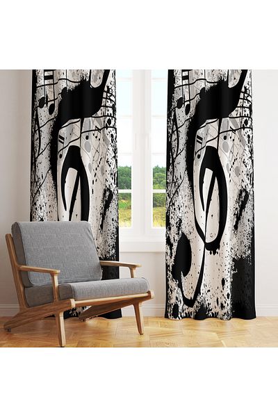 stellahomes Special Design Decorative Background Curtain 140X260 cm Single Wing
