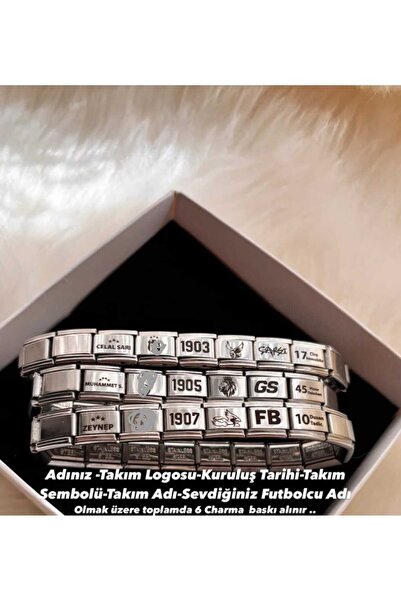 MOD10 Taraftar Ķişiye Özel Charm Bileklik